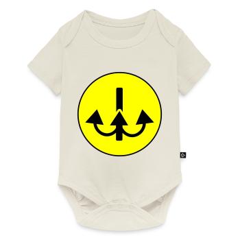 Fishing hook angler icon - Baby Premium short-sleeve bodysuit - off white - Front