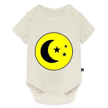 Moon icon icon - Baby Premium short-sleeve bodysuit - off white - Front