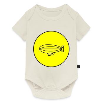 Zeppelin Icon Symbol - Baby Premium Kurzarmbody - Naturweiß - Vorne