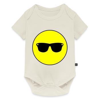 Sunglasses icon icon - Baby Premium short-sleeve bodysuit - off white - Front