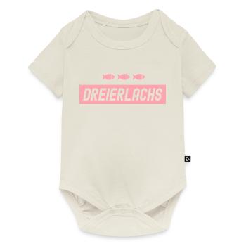 Dreierlachs Bremen 3erlachs Fisch Geschenk - Baby Premium Kurzarmbody - Naturweiß - Vorne