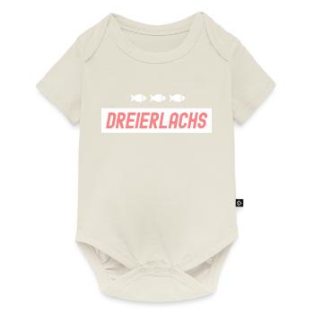 Dreierlachs Bremen 3erlachs Fisch Geschenk - Baby Premium Kurzarmbody - Naturweiß - Vorne