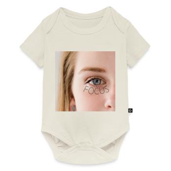Focus girl - Body à manches courtes Premium Bébé - blanc cassé - Devant