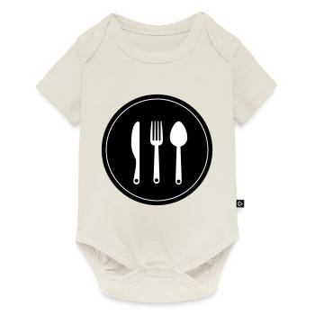 Couverts à la fourchette - Body à manches courtes Premium Bébé - blanc cassé - Devant