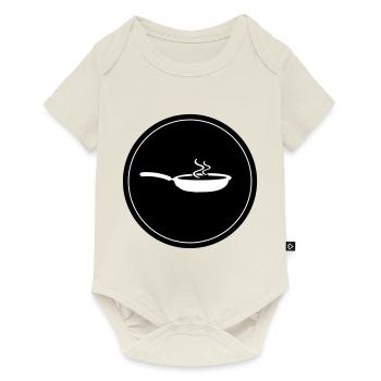 Pan cook - Baby Premium short-sleeve bodysuit - off white - Front