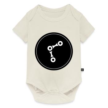 Bicycle Cycling Chain - Baby Premium short-sleeve bodysuit - off white - Front