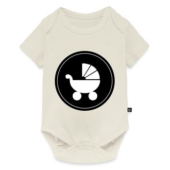 Stroller baby - Baby Premium short-sleeve bodysuit - off white - Front