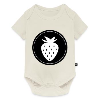 Fruit Strawberry - Baby Premium short-sleeve bodysuit - off white - Front