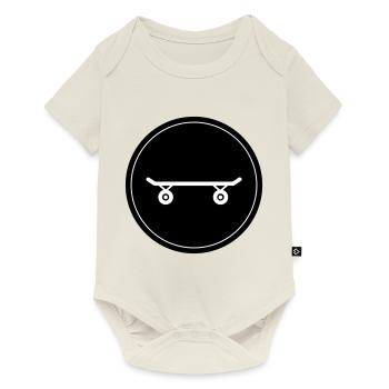 Skateboard Skaters - Body à manches courtes Premium Bébé - blanc cassé - Devant