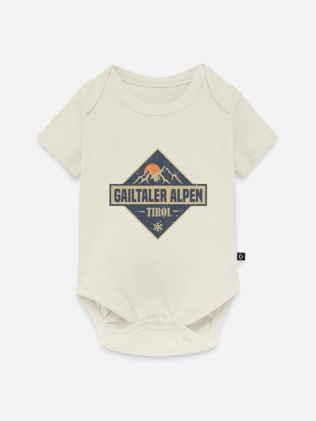 gailtaler alpen - Baby Premium Kurzarmbody - Naturweiß