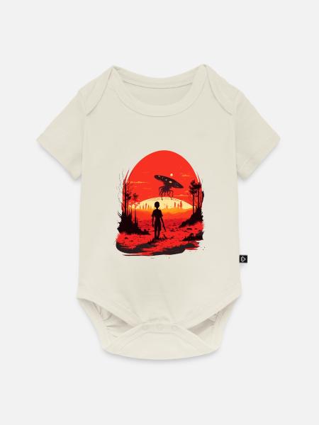 Alternative Realität - Baby Premium Kurzarmbody - Naturweiß