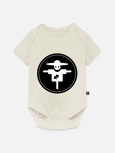 Vogelscheuche - Baby Premium Kurzarmbody - Naturweiß