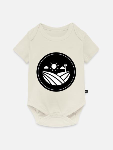 Farm Landwirt - Baby Premium Kurzarmbody - Naturweiß