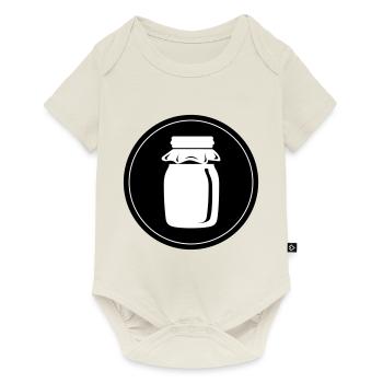 Honey symbol beekeeper - Baby Premium short-sleeve bodysuit - off white - Front