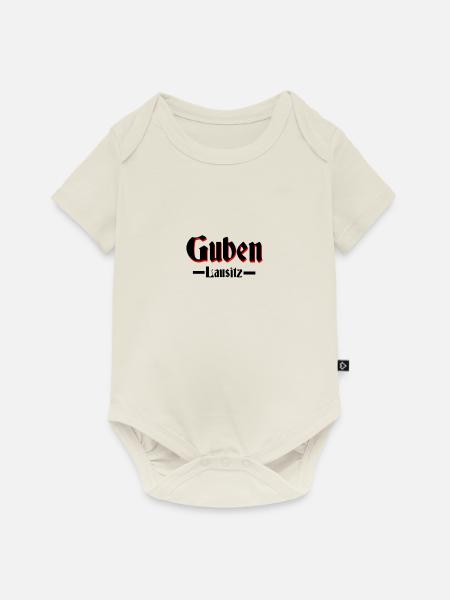 Guben - Baby Premium Kurzarmbody - Naturweiß