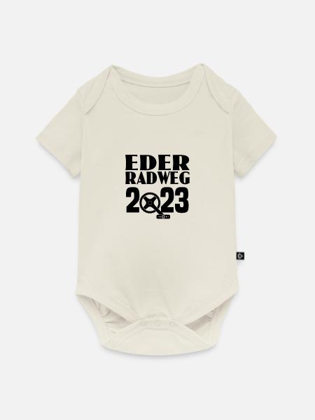 Eder Radweg - Baby Premium Kurzarmbody - Naturweiß