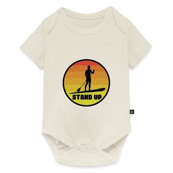 standup paddeln - Baby Premium Kurzarmbody - Naturweiß - Vorne