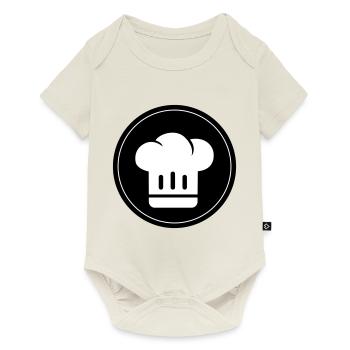 Chapeau de chef Chef - Body à manches courtes Premium Bébé - blanc cassé - Devant