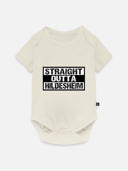 Hildesheim - Baby Premium Kurzarmbody - Naturweiß