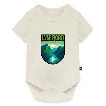 Lysefjord Norway - Baby Premium short-sleeve bodysuit - off white - Front