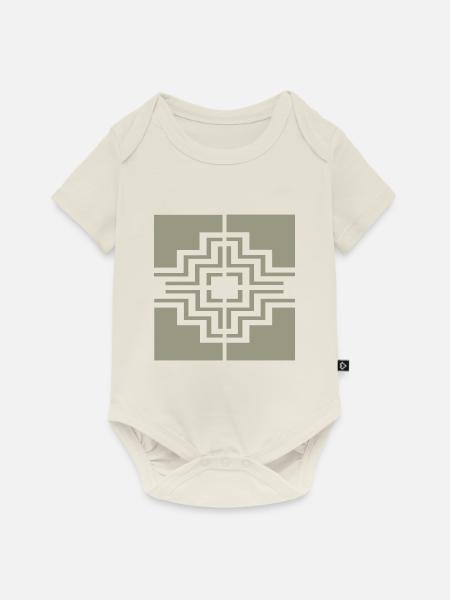 Einzigartige Farbe - Baby Premium Kurzarmbody - Naturweiß