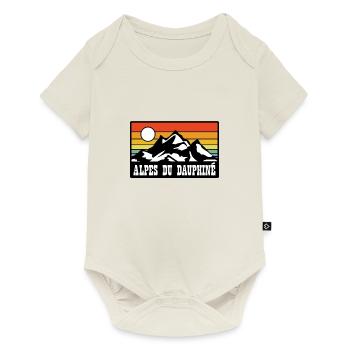 Alpes du Dauphine - Body à manches courtes Premium Bébé - blanc cassé - Devant