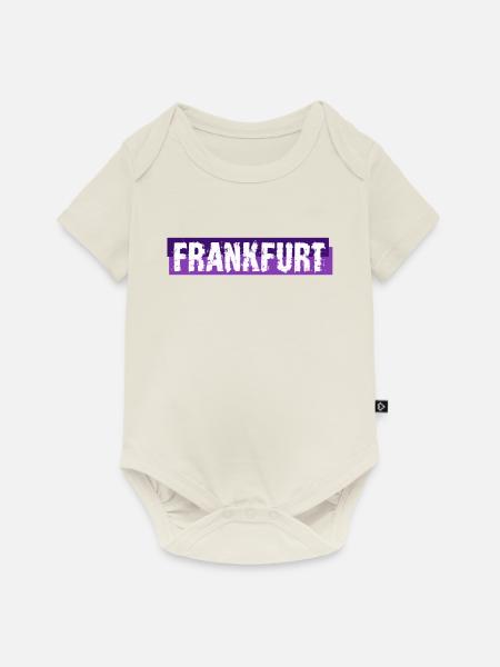Frankfurt am Main - Deutschland - Germany - Baby Premium Kurzarmbody - Naturweiß