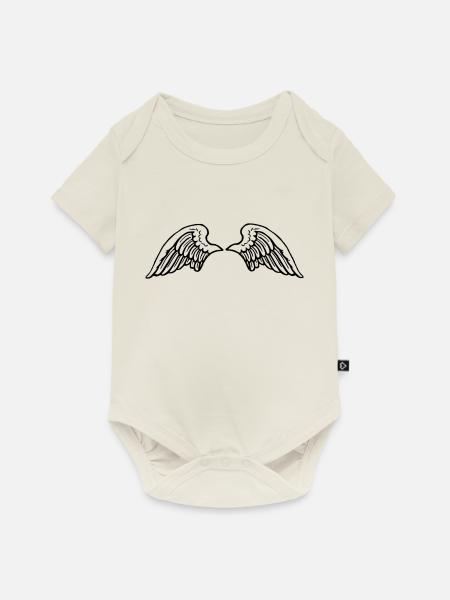 wing - Baby Premium Kurzarmbody - Naturweiß