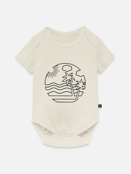 Strand - Baby Premium Kurzarmbody - Naturweiß