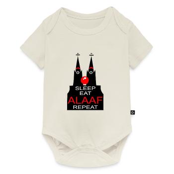 Kölsch de Cologne Cathédrale Kölle Alaaf Rhing nez carnaval - Body à manches courtes Premium Bébé - blanc cassé - Devant