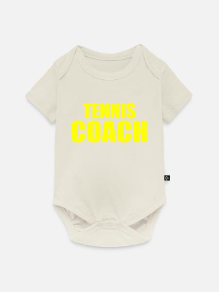 Tennis coach - Baby Premium Kurzarmbody - Naturweiß