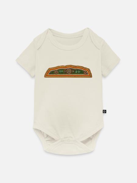 Uluru - Baby Premium Kurzarmbody - Naturweiß