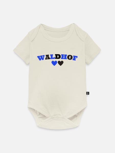 Waldhof Mannheim Herz - Baby Premium Kurzarmbody - Naturweiß