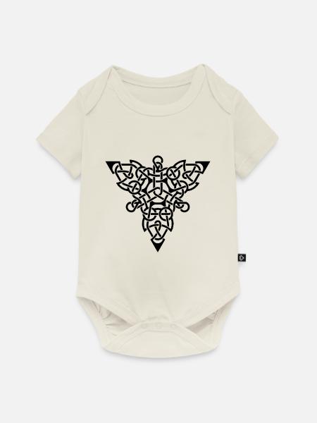 RF284BLACKUK - Baby Premium Kurzarmbody - Naturweiß