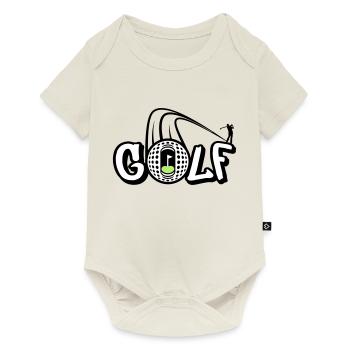 Golf Style - Body à manches courtes Premium Bébé - blanc cassé - Devant