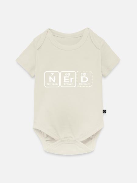 Element - Baby Premium Kurzarmbody - Naturweiß