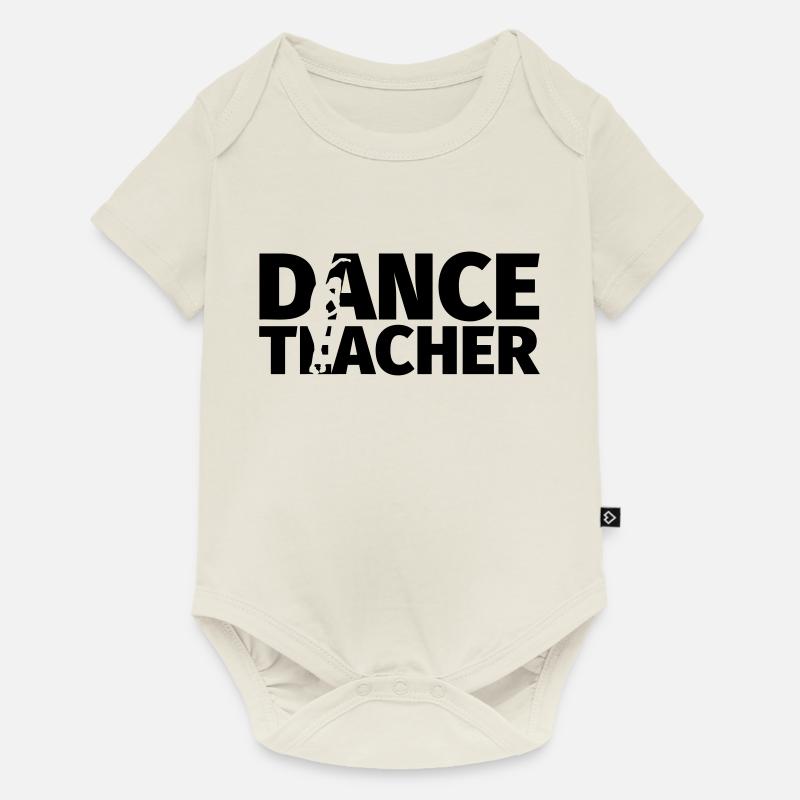 Professeur de Danse - Body à manches courtes Premium Bébé - blanc cassé
