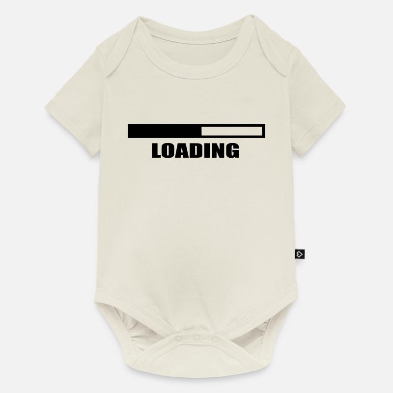 loading - Body à manches courtes Premium Bébé - blanc cassé