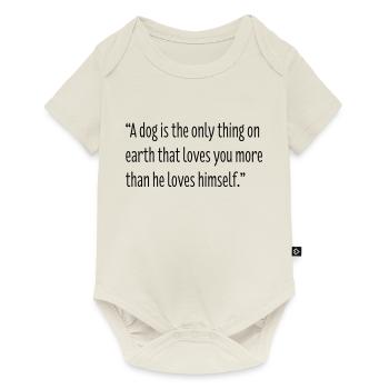 Dog Lovers - Baby Premium short-sleeve bodysuit - off white - Front