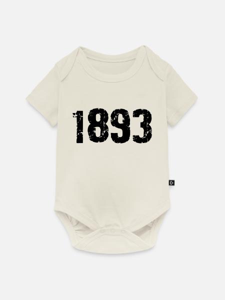 1893 - Baby Premium Kurzarmbody - Naturweiß