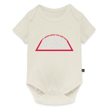 être âgé - Body à manches courtes Premium Bébé - blanc cassé - Devant