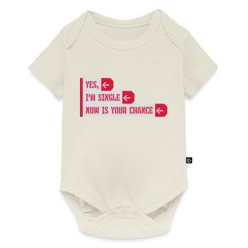 single now your chance - Baby Premium short-sleeve bodysuit - off white - Front