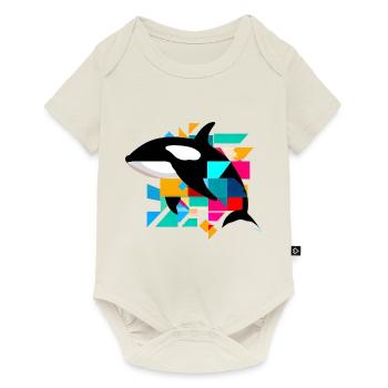 Killer whale - Baby Premium short-sleeve bodysuit - off white - Front