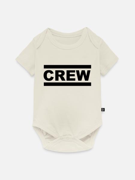 crew - Baby Premium Kurzarmbody - Naturweiß