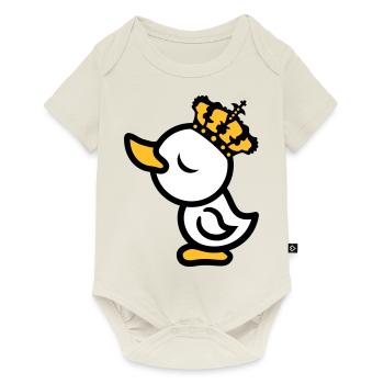 Eitel Koenig Koenigin Princesse Couronne De Chick Arrog - Body à manches courtes Premium Bébé - blanc cassé - Devant