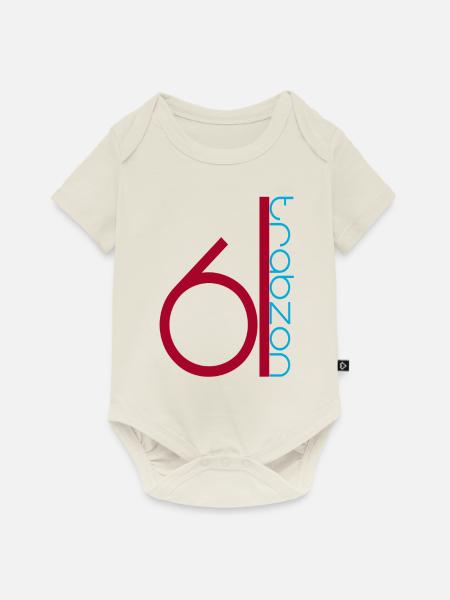 61 Trabzon - Baby Premium Kurzarmbody - Naturweiß