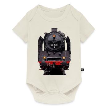 Dampflok 50 3501 - Baby Premium Kurzarmbody - Naturweiß - Vorne
