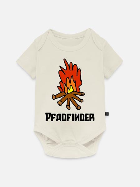 pfadfinder - Baby Premium Kurzarmbody - Naturweiß