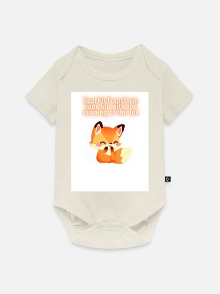 Funkelnde Transformation - Baby Premium Kurzarmbody - Naturweiß