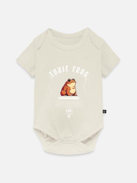 Der Froschprinz - Baby Premium Kurzarmbody - Naturweiß